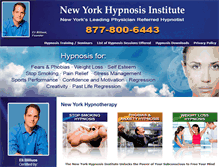 Tablet Screenshot of newyorkhypnotherapy.org